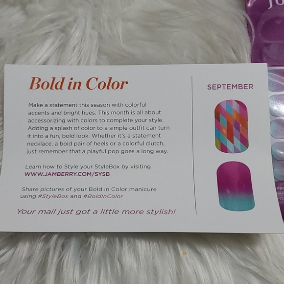 Jamberry Stylebox Septembe 2014 New - Picture 3 of 3